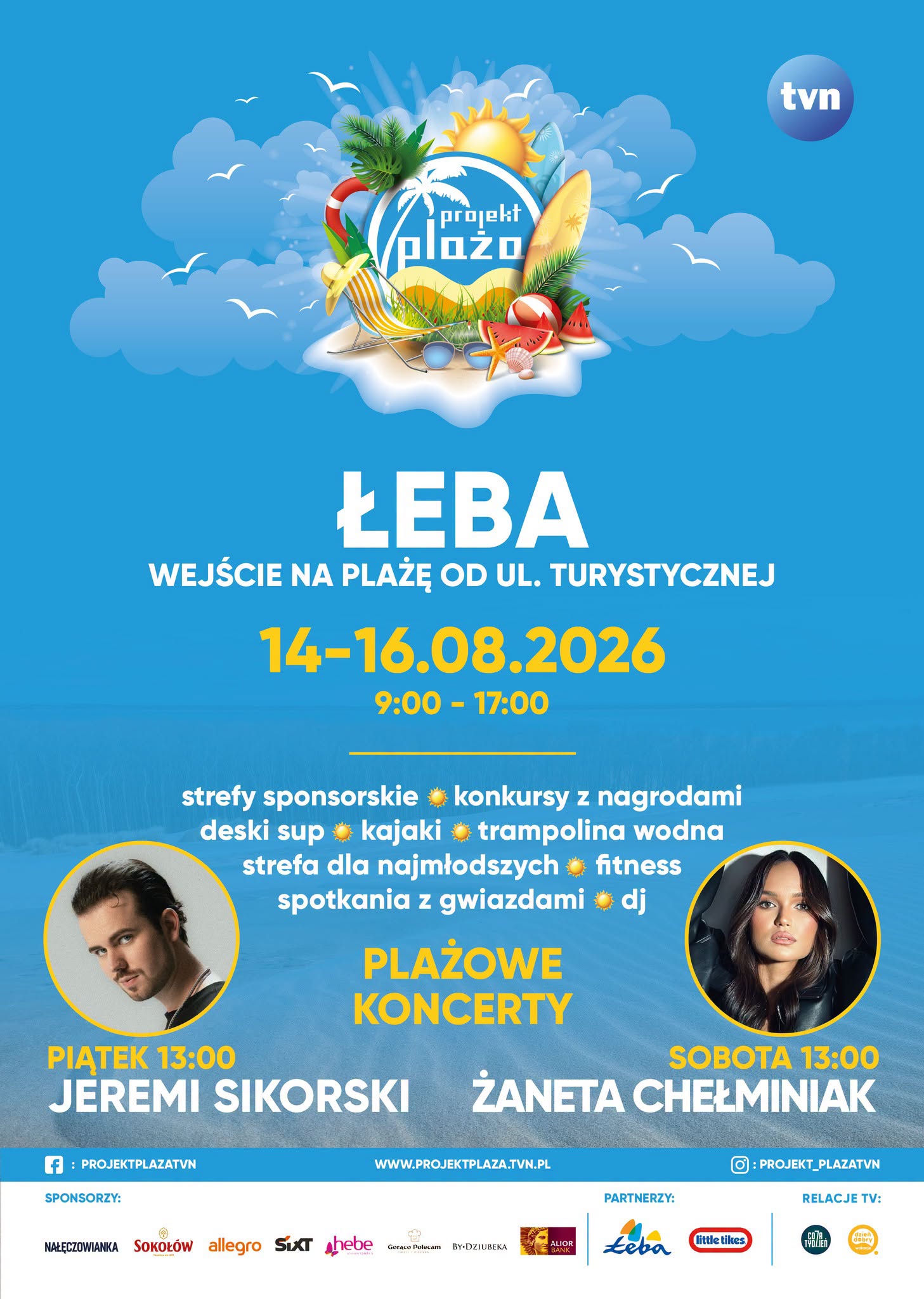 Plaża TVN Łeba